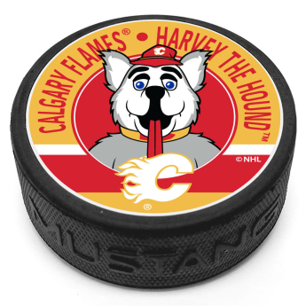 Calgary Flames krążek Harvey Mascot Textured