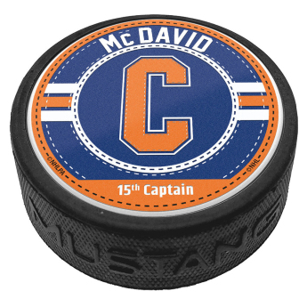 Edmonton Oilers krążek Captain Jersey Stitch - Connor McDavid