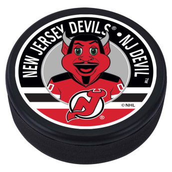 New Jersey Devils krążek NJ Devil Mascot Textured