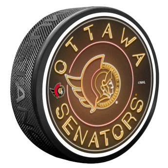 Ottawa Senators krążek Neon