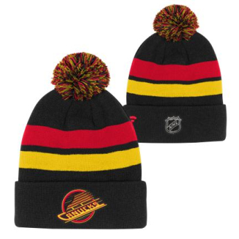 Vancouver Canucks czapka zimowa dziecięca Cuffed Beanie With Pom