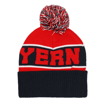 Bayern Monachium czapka zimowa dziecięca Pom red
