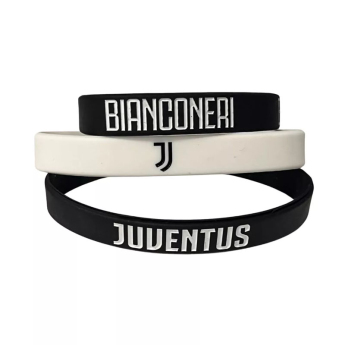 Juventus gumowa bransoletka 3pack Silicone