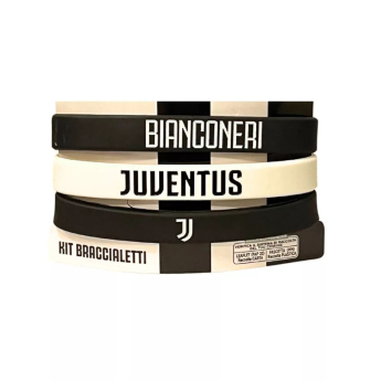 Juventus gumowa bransoletka 3pack Silicone