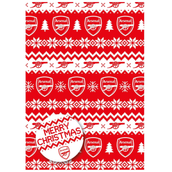 Arsenal papier podarunkowy Christmas 2 pcs