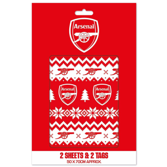 Arsenal papier podarunkowy Christmas 2 pcs