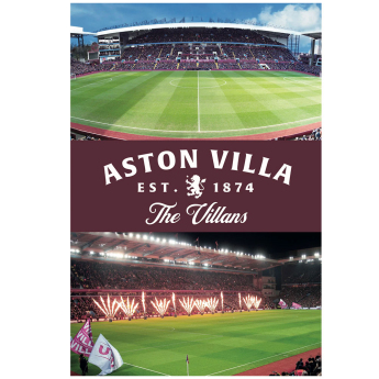 Aston Vila życzenia urodzinowe 3D Lenticular