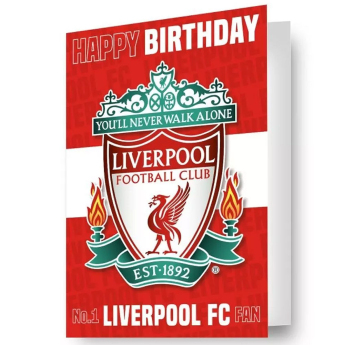 Liverpool życzenia urodzinowe 3D Lenticular