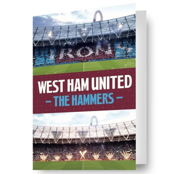 West Ham United życzenia urodzinowe 3D Lenticular