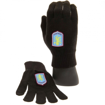 Aston Vila rękawice dziecięce Knitted Gloves Junior
