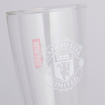 Manchester United szklanka Mono Crest Tall Beer Glass