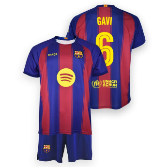 Barcelona zestaw dziecięcy replica 25/26 Home Gavi