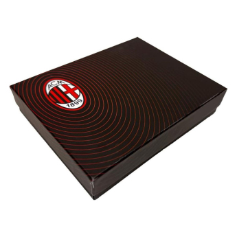 AC Milan skórzany portfel Text
