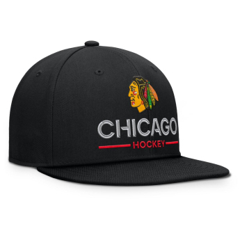 Chicago Blackhawks czapka flat baseballówka Authentic Pro A/Cap Flat Brim Square Visor Structured Adjustable
