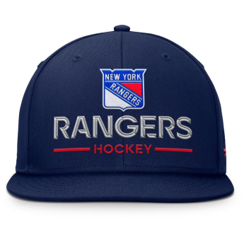 New York Rangers czapka flat baseballówka Authentic Pro A/Cap Flat Brim Square Visor Structured Adjustable