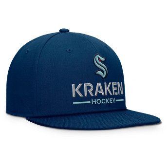 Seattle Kraken czapka flat baseballówka Authentic Pro A/Cap Flat Brim Square Visor Structured Adjustable
