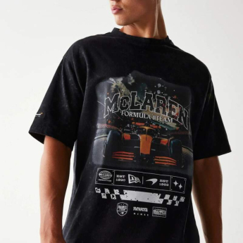 McLaren Honda koszulka męska NE GRPHC black washed F1 Team 2025