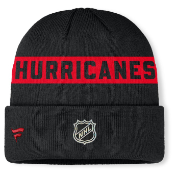 Carolina Hurricanes czapka zimowa Authentic Pro A/Cap Cuffed inscription
