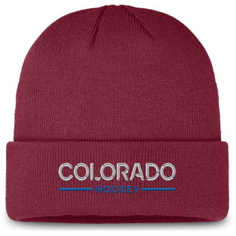 Colorado Avalanche czapka zimowa Authentic Pro A/Cap Cuffed