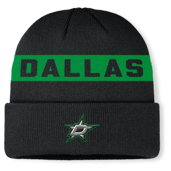 Dallas Stars czapka zimowa Authentic Pro A/Cap Cuffed inscription