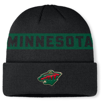 Minnesota Wild czapka zimowa Authentic Pro A/Cap Cuffed inscription