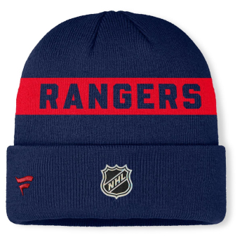 New York Rangers czapka zimowa Authentic Pro A/Cap Cuffed inscription