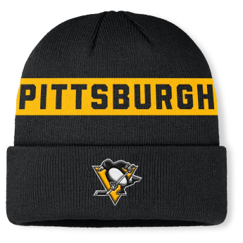 Pittsburgh Penguins czapka zimowa Authentic Pro A/Cap Cuffed inscription