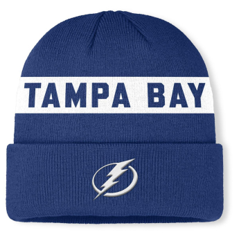 Tampa Bay Lightning czapka zimowa Authentic Pro A/Cap Cuffed inscription