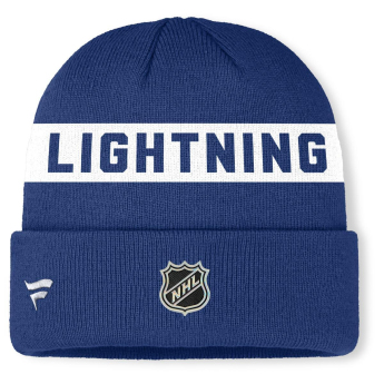 Tampa Bay Lightning czapka zimowa Authentic Pro A/Cap Cuffed inscription