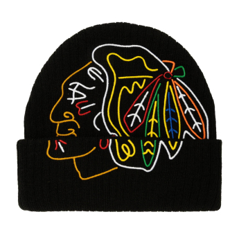 Chicago Blackhawks czapka zimowa Line Light Knit black