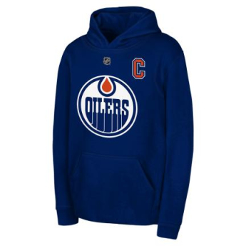 Edmonton Oilers dziecięca bluza z kapturem Connor McDavid Flat Captains N&N Flc Hood