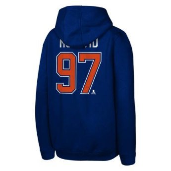 Edmonton Oilers dziecięca bluza z kapturem Connor McDavid Flat Captains N&N Flc Hood