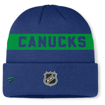 Vancouver Canucks czapka zimowa Authentic Pro A/Cap Cuffed inscription