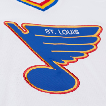 St. Louis Blues hokejowa koszulka meczowa Brett Hull 1990 NHL White Jersey