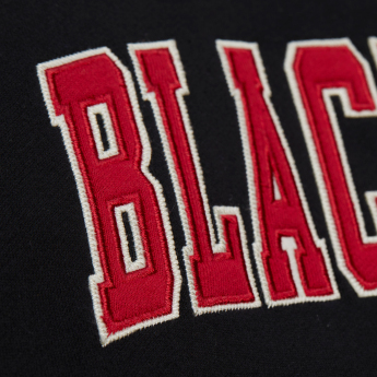 Chicago Blackhawks męska bluza z kapturem Courtside Fleece Button Front Vintage Logo