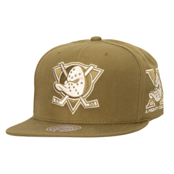 Anaheim Ducks czapka flat baseballówka Fashion Basic Snapback brown