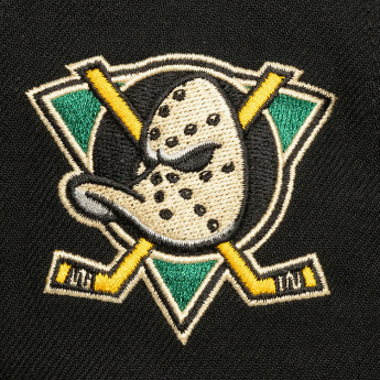 Anaheim Ducks czapka flat baseballówka Cream Script Snapback black