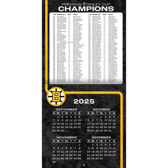 Boston Bruins kalendarz 2026 Wall