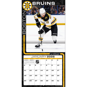 Boston Bruins kalendarz 2026 Wall