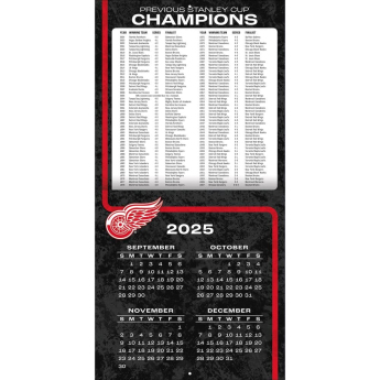 Detroit Red Wings kalendarz 2026 Wall