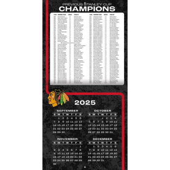 Chicago Blackhawks kalendarz 2026 Wall