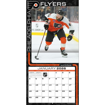 Philadelphia Flyers kalendarz 2026 Wall