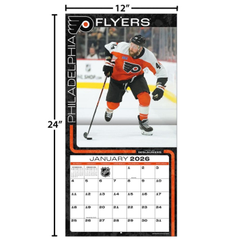 Philadelphia Flyers kalendarz 2026 Wall