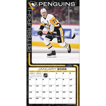 Pittsburgh Penguins kalendarz 2026 Wall