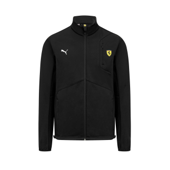 Ferrari kurtka męska Logo Softshell Black F1 Team 2023