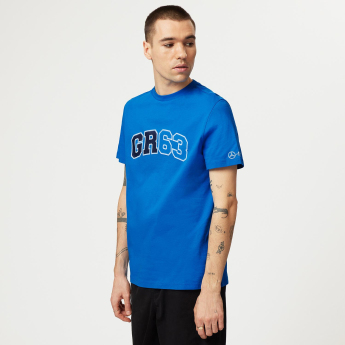 Mercedes AMG Petronas koszulka męska George Russell Logo blue F1 Team 2023