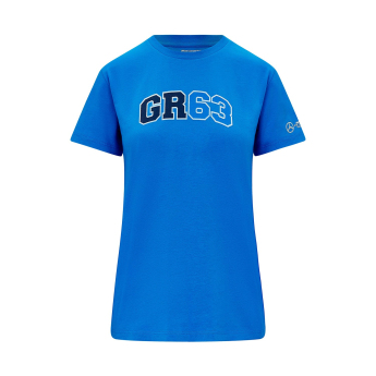 Mercedes AMG Petronas koszulka damska George Russell Logo blue F1 Team 2023