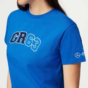 Mercedes AMG Petronas koszulka damska George Russell Logo blue F1 Team 2023