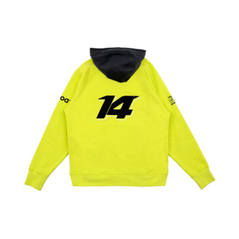 Aston Martin męska bluza z kapturem Alonso Kimoa yellow F1 Team 2025