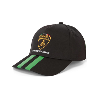 Lamborghini czapka baseballówka Squadra Corse black 2025